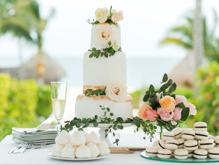 Buffet desserts d’un mariage à Cancun