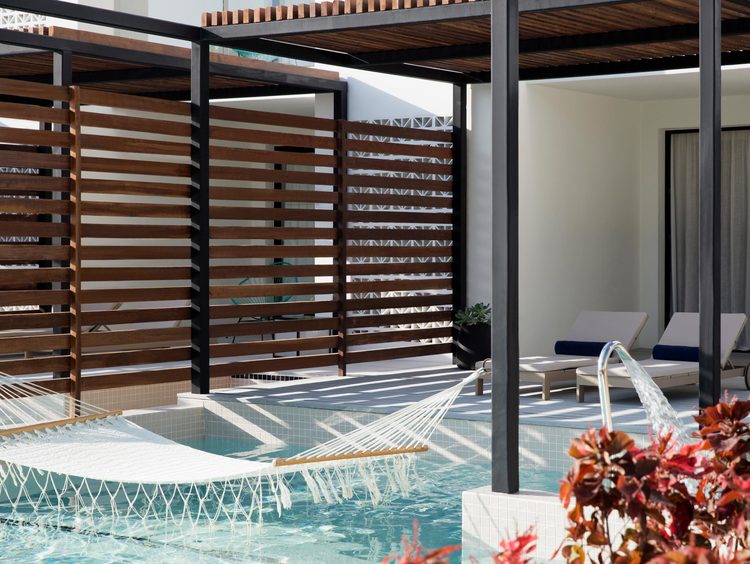 Swim-Up Suite at a Cancun Resort